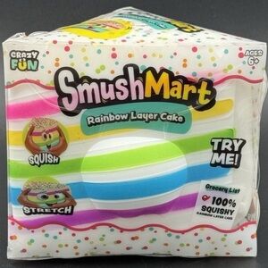 VIRAL.SmushMart Rainbow Layer Cake Squishy Toy - Multicolor